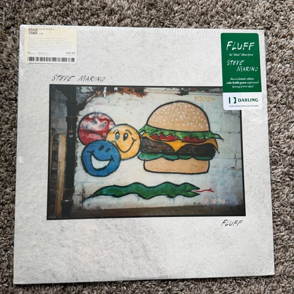 Steve Marino - Fluff Coke Bottle Green Vinyl Ltd 200 NEW Sealed Vinyl LP Album